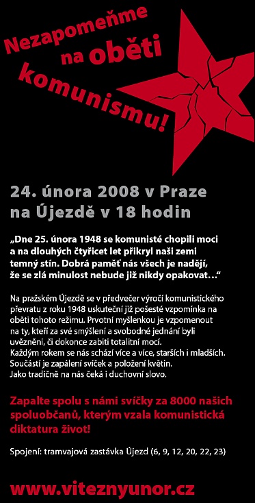 Pozvánka na vzpomínkovou akci 24.2.2008